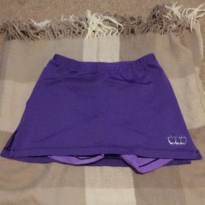 Skirt goddess purple skort size small